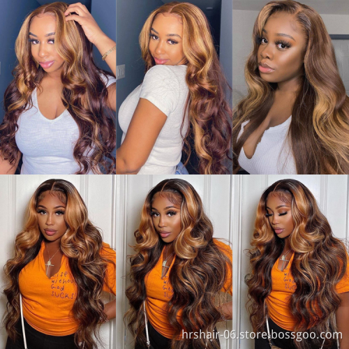 30 Inch 32Inch Indian Virgin Human Hair Wigs,Brazilian Peruvian Body Wave 4X4 Cuticle Aligned Frree Part Lace Closure Wig